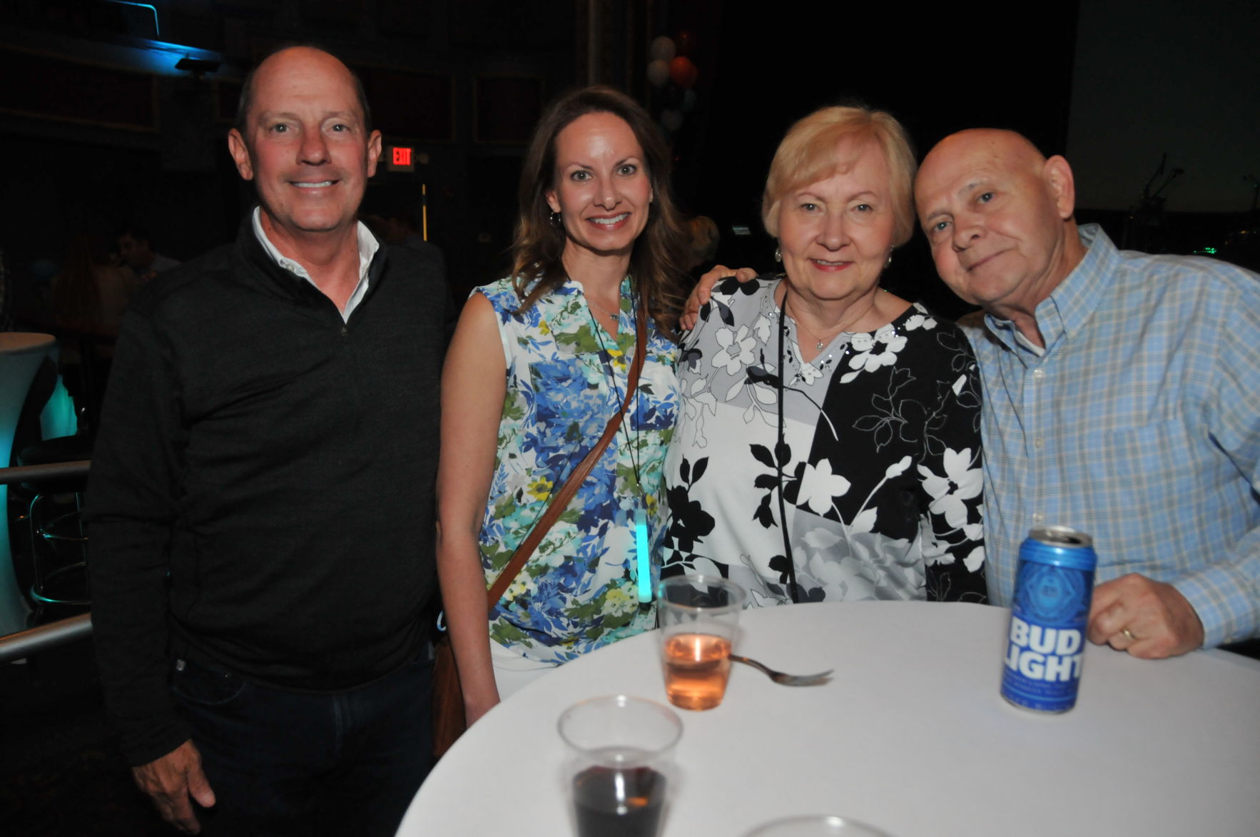 Peter Brandt, Emily Wilken, Ann and Jerry Cunningham